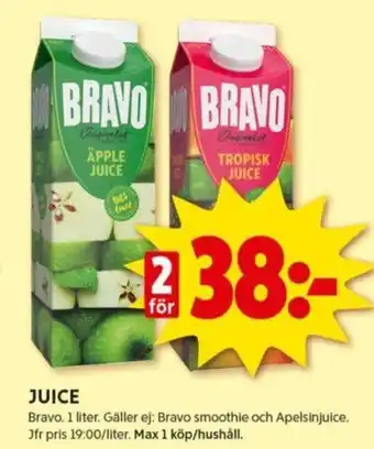 ICA Kvantum JUICE erbjuda