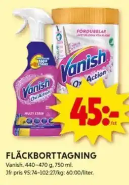 ICA Kvantum FLÄCKBORTTAGNING erbjuda