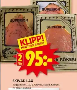 ICA Kvantum SKIVAD LAX erbjuda