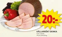 ICA Kvantum KÄLLARRÖKT SKINKA erbjuda
