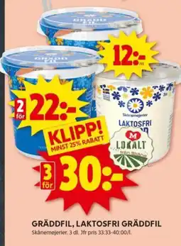 ICA Kvantum GRÄDDFIL, LAKTOSFRI GRÄDDFIL erbjuda