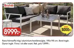 Bo Ohlsson Brafab utemöbler erbjuda