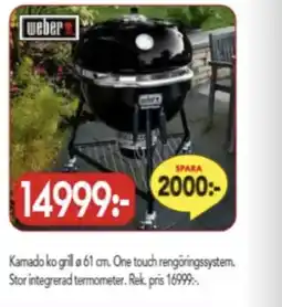Bo Ohlsson Weber klotgrill erbjuda