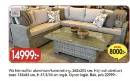 Bo Ohlsson Vila utemöbler erbjuda