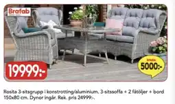 Bo Ohlsson Brafab utemöbler erbjuda