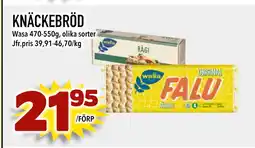 Matvärlden Tensta KNÄCKEBRÖD erbjuda