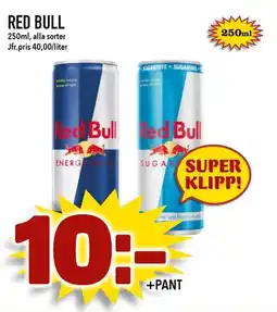Nya Pulsen RED BULL erbjuda