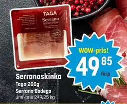 Eurocash Serranoskinka erbjuda