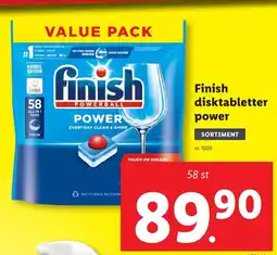 Lidl Finish disktabletter power erbjuda