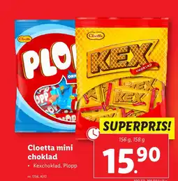 Lidl Cloetta mini choklad erbjuda