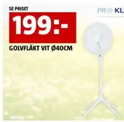GOLVFLÄKT VIT Ø40CM
