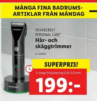 Lidl Hår- och skäggtrimmer erbjuda