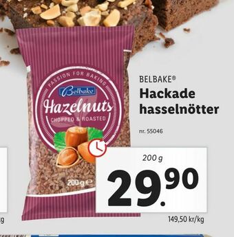 Lidl Hackade hasselnötter erbjuda