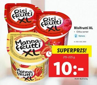 Lidl Risifrutti XL erbjuda
