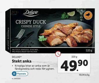 Lidl Stekt anka erbjuda