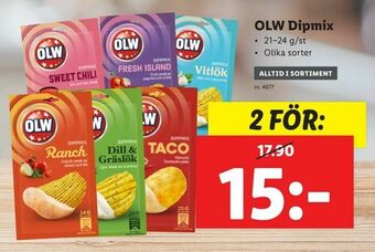 Lidl OLW Dipmix erbjuda