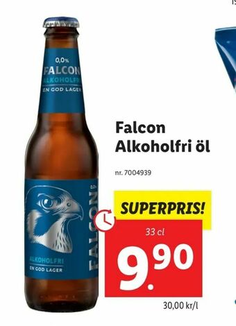 Lidl Falcon Alkoholfri öl erbjuda