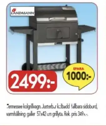 Bo Ohlsson Tennessee kolgrillvagn erbjuda