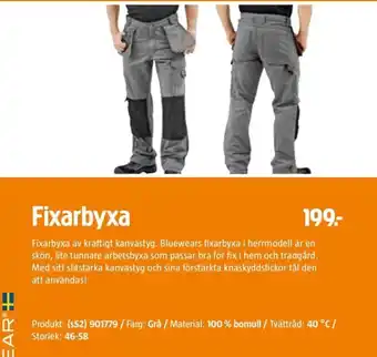 Jula Fixarbyxa erbjuda