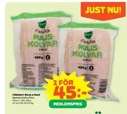 Stora Coop FÖRKOKT MAJS 2-PACK erbjuda