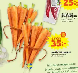 Stora Coop MORÖTTER I KNIPPE erbjuda