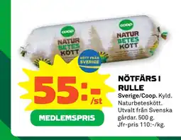Stora Coop NÖTFÄRS I RULLE erbjuda