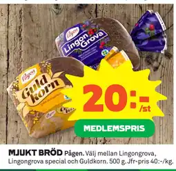 Coop MJUKT BRÖD erbjuda