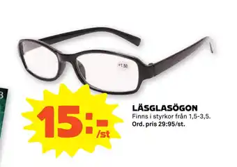 Stora Coop LÄSGLASÖGON erbjuda