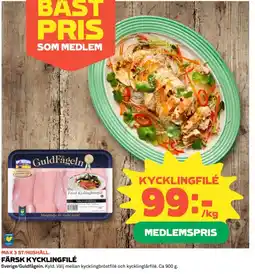 Coop FÄRSK KYCKLINGFILÉ erbjuda