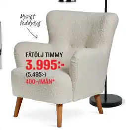 Mio FÅTÖLJ TIMMY erbjuda