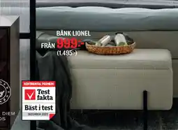 Mio BÄNK LIONEL erbjuda