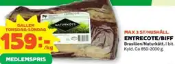 Coop Forum ENTRECOTE/BIFF erbjuda