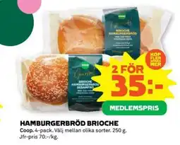HAMBURGERBRÖD BRIOCHE