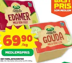 Coop Forum OST FAMILJEFAVORITER erbjuda
