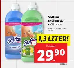 Lidl Softlan sköljmedel erbjuda