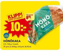 ICA Kvantum HÖNÖKAKA erbjuda