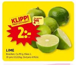 ICA Kvantum LIME erbjuda