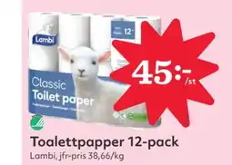 Hemköp Classic toalettpapper erbjuda