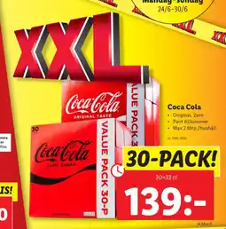 Lidl Coca cola läskedryck erbjuda