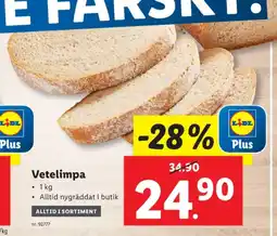 Lidl Lidl butiksbakat matbröd erbjuda