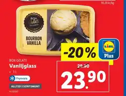 Lidl Bon gelati glass erbjuda