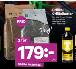 City Gross Grillkol, Grillbriketter erbjuda