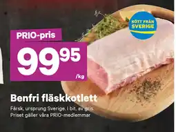 Benfri fläskkotlett