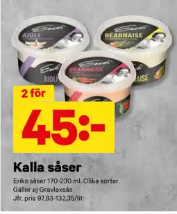 City Gross Kalla såser erbjuda