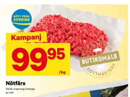 City Gross Nötfärs erbjuda