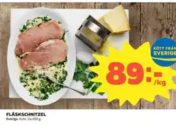Coop FLÄSKSCHNITZEL erbjuda