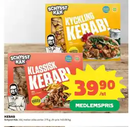 Coop KEBAB Schysst Käk erbjuda
