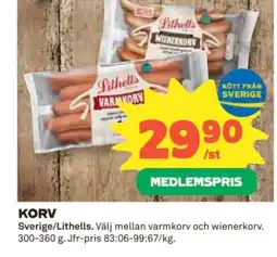 Coop KORV erbjuda