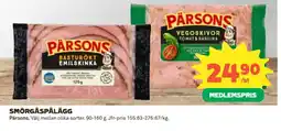 Coop SMÖRGÅSPÅLÄGG Pärsons erbjuda