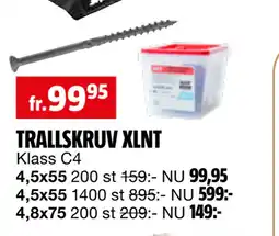 Bauhaus TRALLSKRUV XLNT erbjuda